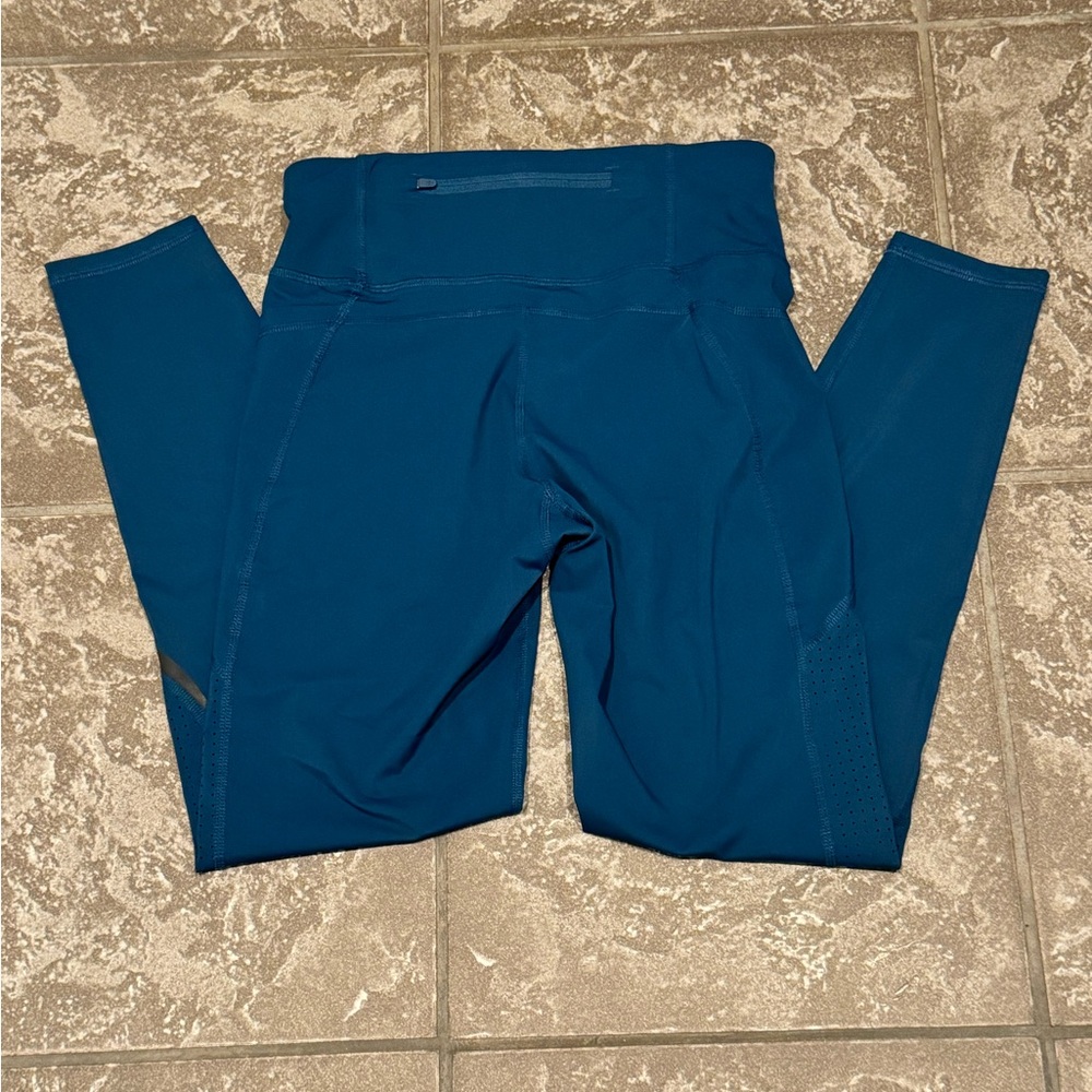 Sweaty Betty Power Sculpt Workout 7/8 Leggings Beetle Blue - XS Retail $98 MINT - Picture 4 of 11